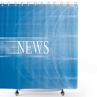 Personality  News Shower Curtains