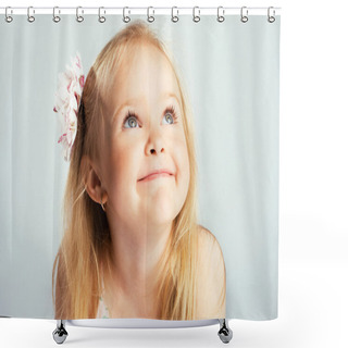 Personality  Lovely Little Girl Shower Curtains