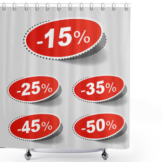 Personality  Sale Percents Shower Curtains
