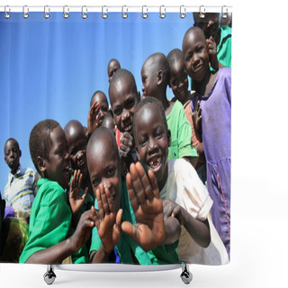 Personality  Village In Eastern Uganda - The Pearl Of Africa Shower Curtains
