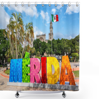 Personality  Merida Sign And Cathedral Shower Curtains