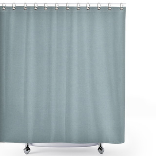 Personality  Pale Blue Colored Paper Texture. Graceful And Refined Mobile Phone Wallpaper With Vignetting. Light Gray Vertical Background. Summer Backdrop. Textured Surface, Fibers And Irregularities Are Visible Shower Curtains