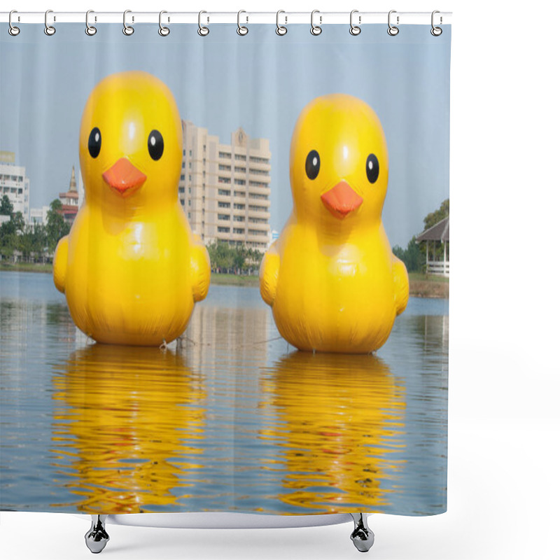 Personality  Rubber Duck  Shower Curtains