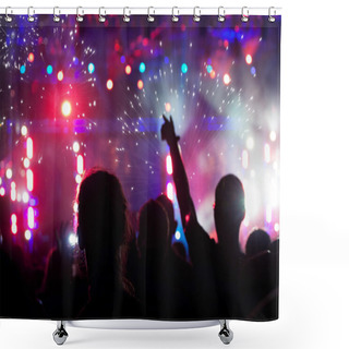 Personality  Celebrating New Year Shower Curtains