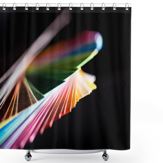 Personality  Variety Of Colorful Papers Shower Curtains