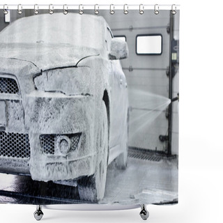 Personality  Car Wash Shower Curtains