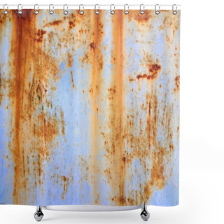 Personality  Rust Metal Texture Shower Curtains