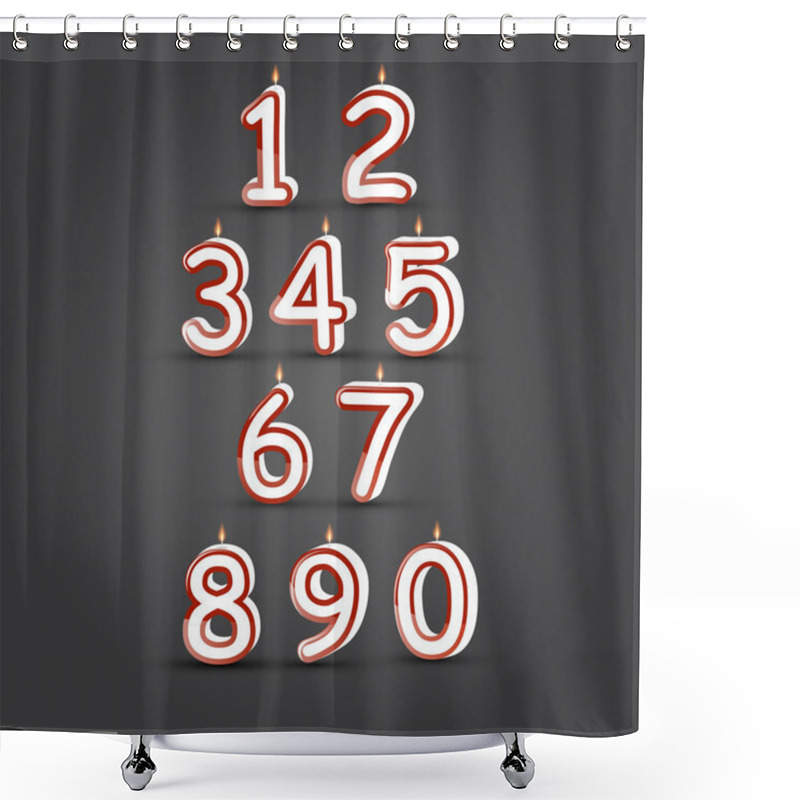 Personality  Independence Day Postcard Design Shower Curtains