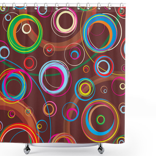 Personality  Nice Pattern.Vector. Shower Curtains