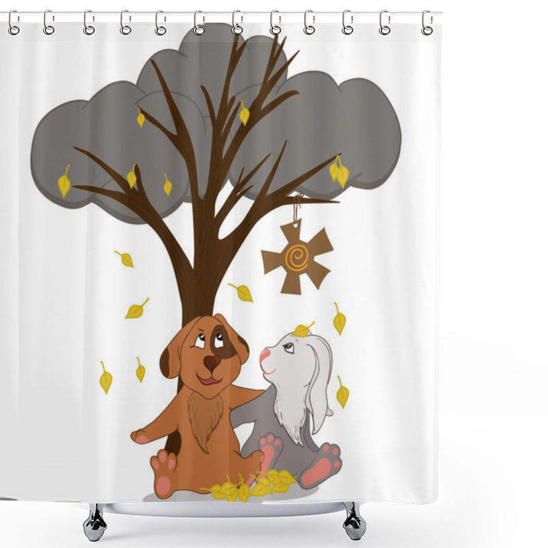 Personality  Frends Shower Curtains