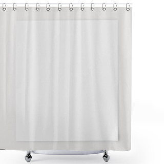 Personality  Blank Paper Shower Curtains