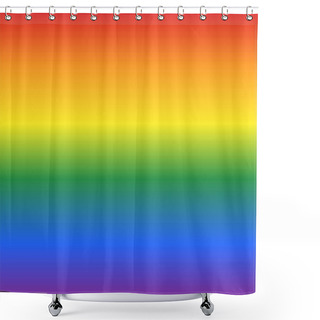 Personality  Background With Gay Flag Colors Pattern In Horizontal View. Abst Shower Curtains