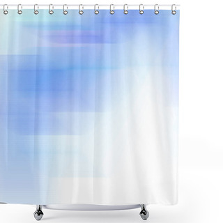 Personality  Blurred Blue Abstract Background Shower Curtains