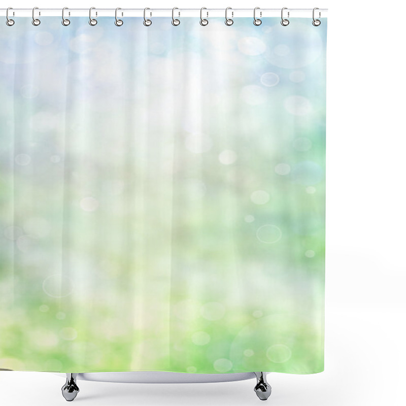 Personality  Abstract Bokeh Background Shower Curtains