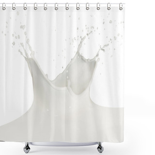 Personality  Milk Splash Shower Curtains