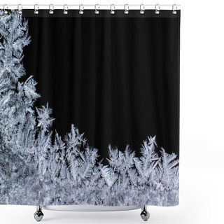 Personality  Iceflower Shower Curtains