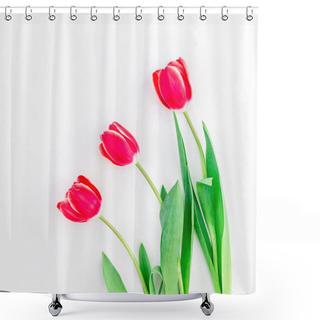 Personality  Tender Tulip Flowers Shower Curtains