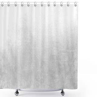 Personality  White Grey Background In Soft Grunge Style - Concrete Texture Shower Curtains