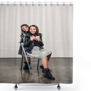 Personality  Stylish Daughter And Mother  Shower Curtains