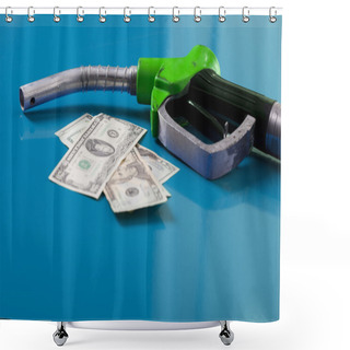 Personality  Fuel Prices Shower Curtains