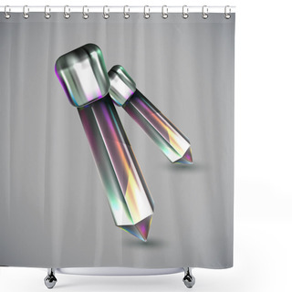 Personality  Abstract Elements,  Vector Illustration  Shower Curtains