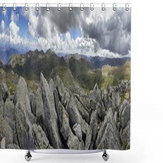 Personality  View From Mount Kosciuszko In The Snowy Mountains, New South Wal Shower Curtains