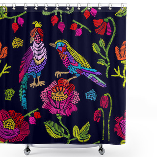 Personality  Blooming Summer Garden.  Shower Curtains
