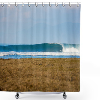 Personality  Perfect Surfing Wave Shower Curtains