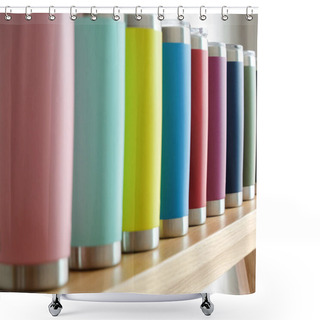 Personality  Stainless Steel Tumblers Shower Curtains