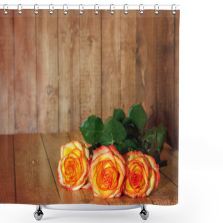 Personality  Bouquet Of Roses Shower Curtains