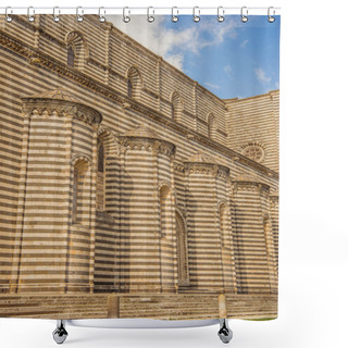 Personality  Part Of Orvieto Cathedral In Orvieto, Rome Suburb, Italy  Shower Curtains