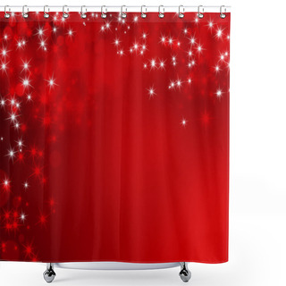 Personality  Christmas New Year Background Shower Curtains