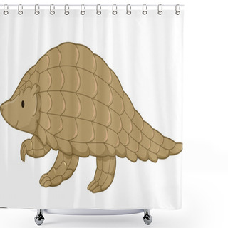 Personality  Pangolin Shower Curtains
