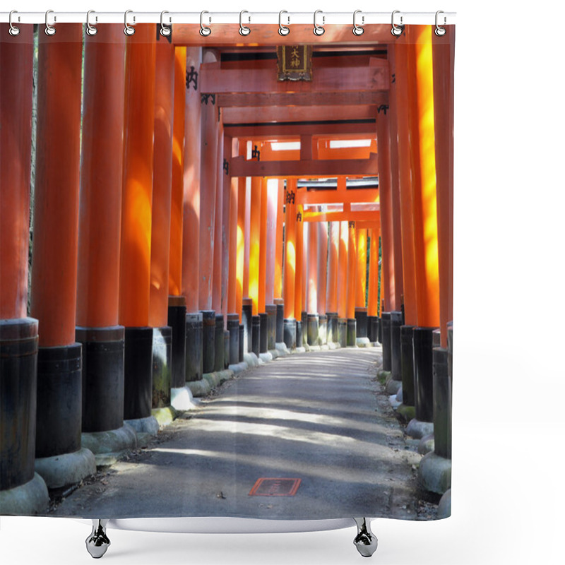 Personality  Fushimi Inari Taisha shrine in Kyoto prefecture of Japan shower curtains