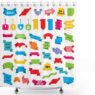 Personality  Birthday Party Icons. Shower Curtains