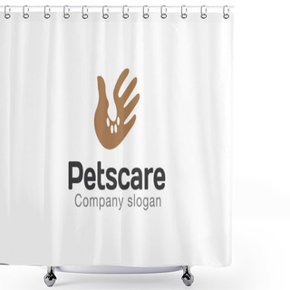 Personality  Pets Care Design Illustration Shower Curtains