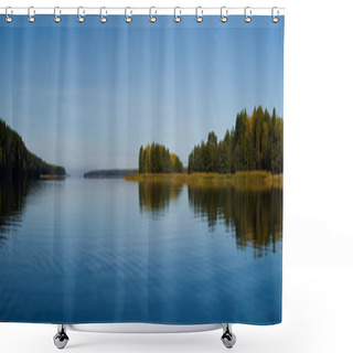 Personality  Beautiful Forest At The Gulf Coast Shower Curtains