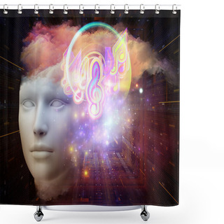 Personality  Synergies Of The Mind Shower Curtains