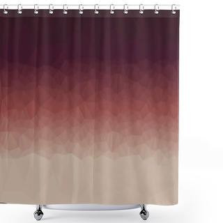 Personality  Minimal Dark Purple Polygonal Background Shower Curtains