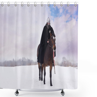Personality  Medieval Knight Of St. John (Hospitallers) Shower Curtains