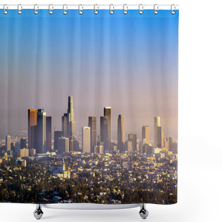 Personality  Downtown Los Angeles Skyline  Shower Curtains