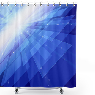 Personality  Outer Space Perspective Shower Curtains