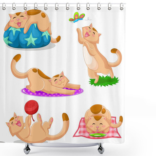 Personality  Cats Collection Shower Curtains