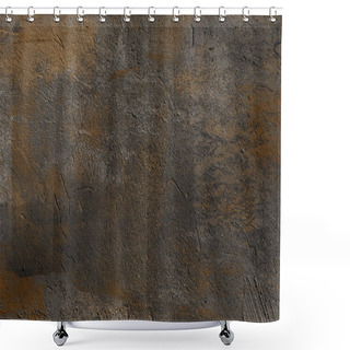 Personality  Full Frame View Of Grey Cracked Wall Textured Background      Shower Curtains