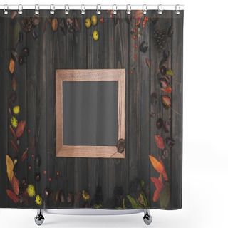 Personality  Autumn Composition And Frame  Shower Curtains