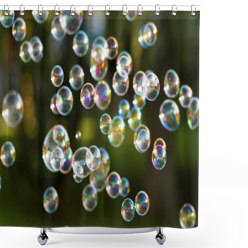 Personality  Soap Bubbles Shower Curtains