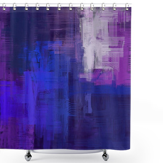 Personality  Abstract Background Art. 2d Illustration. Expressive Hand Drawn Oil Painting. Brushstrokes On Canvas. Modern Digital Art. Multi Color Backdrop. Contemporary Art. Expression. Popular Art. Shower Curtains