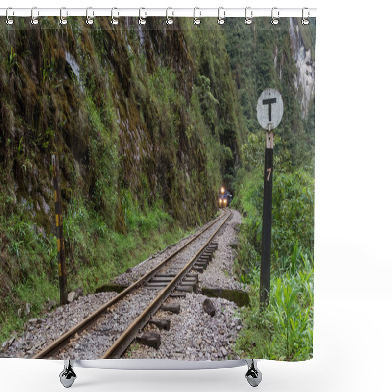 Personality  Train Connecting Cusco And Machu Picchu In Peru Shower Curtains