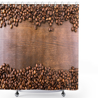Personality  Roasted Coffee Beans Shower Curtains