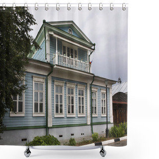 Personality  Historic House In Gorodets. Nizhny Novgorod Oblast. Russia Shower Curtains